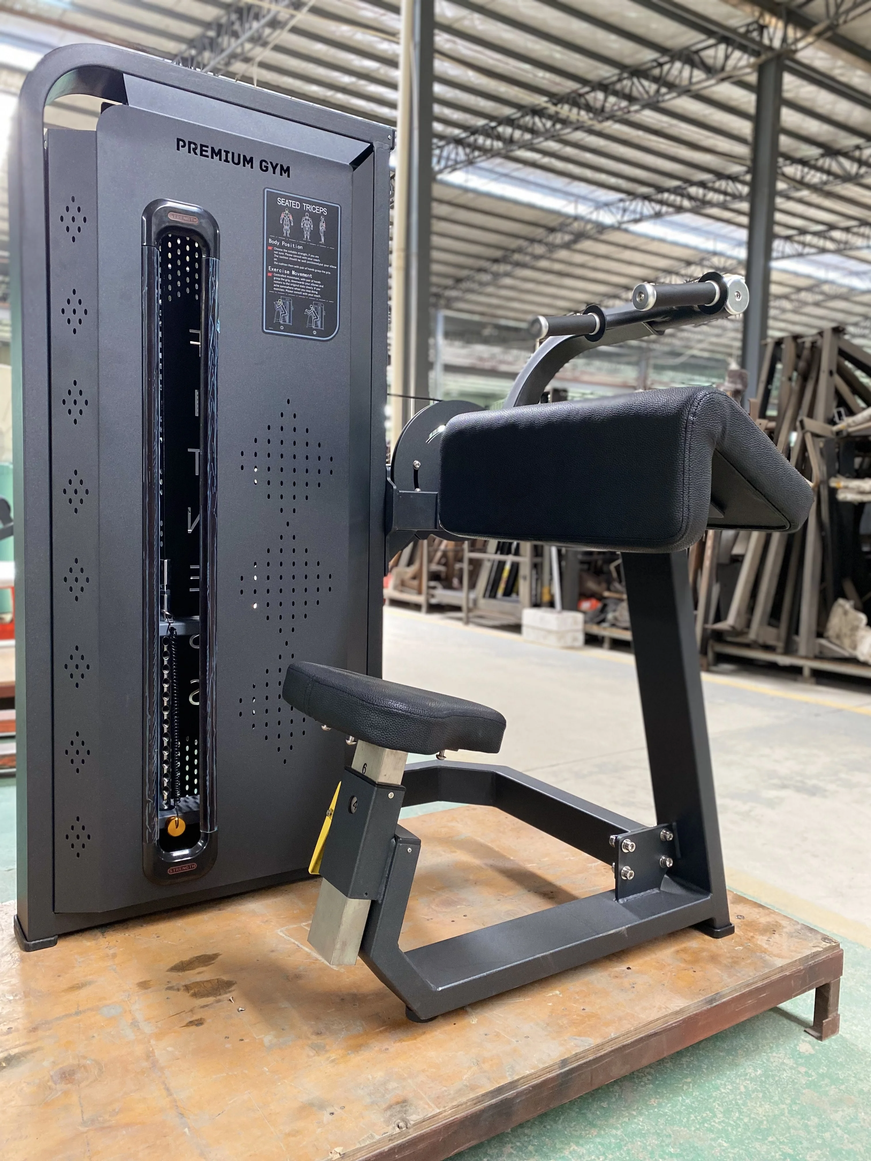 Triceps Biceps Curl Machine Commercial Gym Equipment Club Strength JLC-HM03S Pin Load Selection Machines