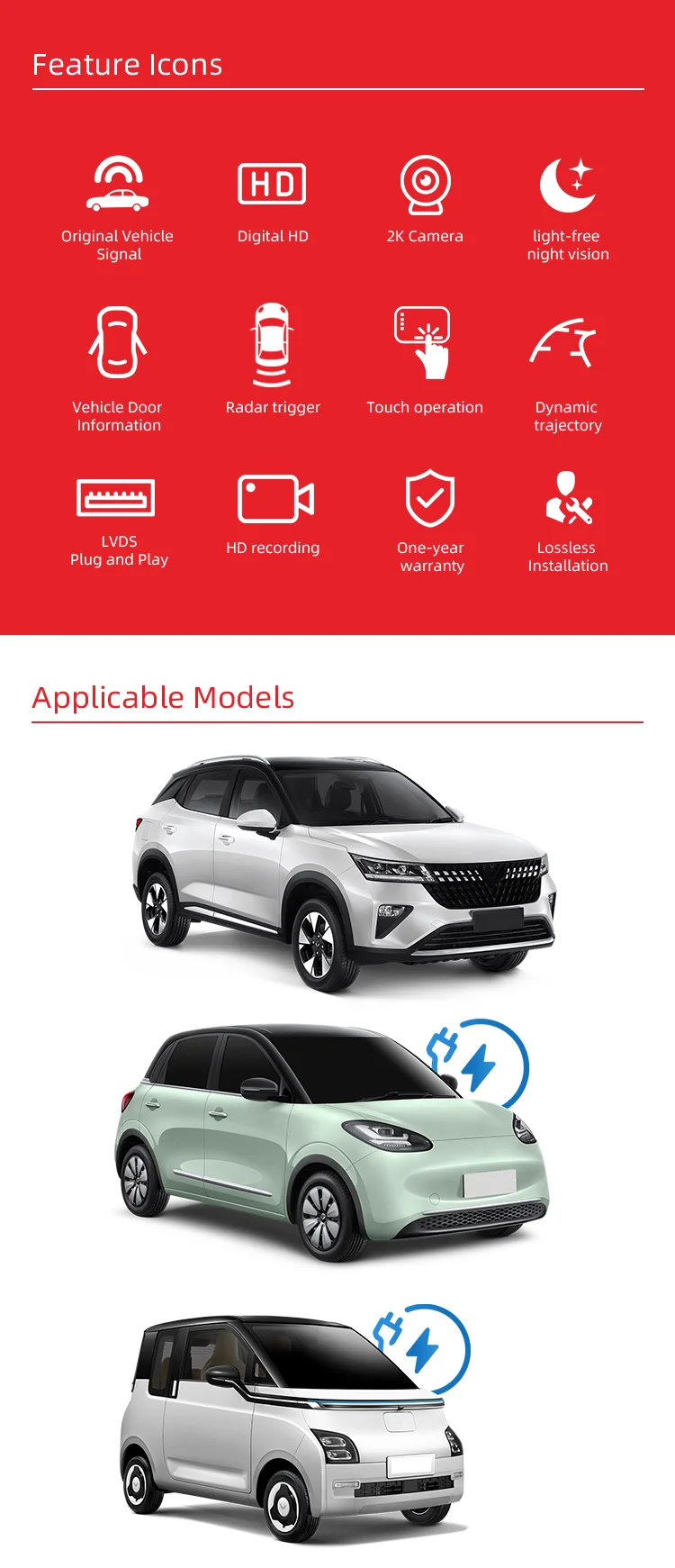 Wemaer 360 Car Panoramic Camera Vehicle Blind Spot Monitoring 4 Way Recording All in One Decoder for Wuling Bingo Alvez Air EV supplier