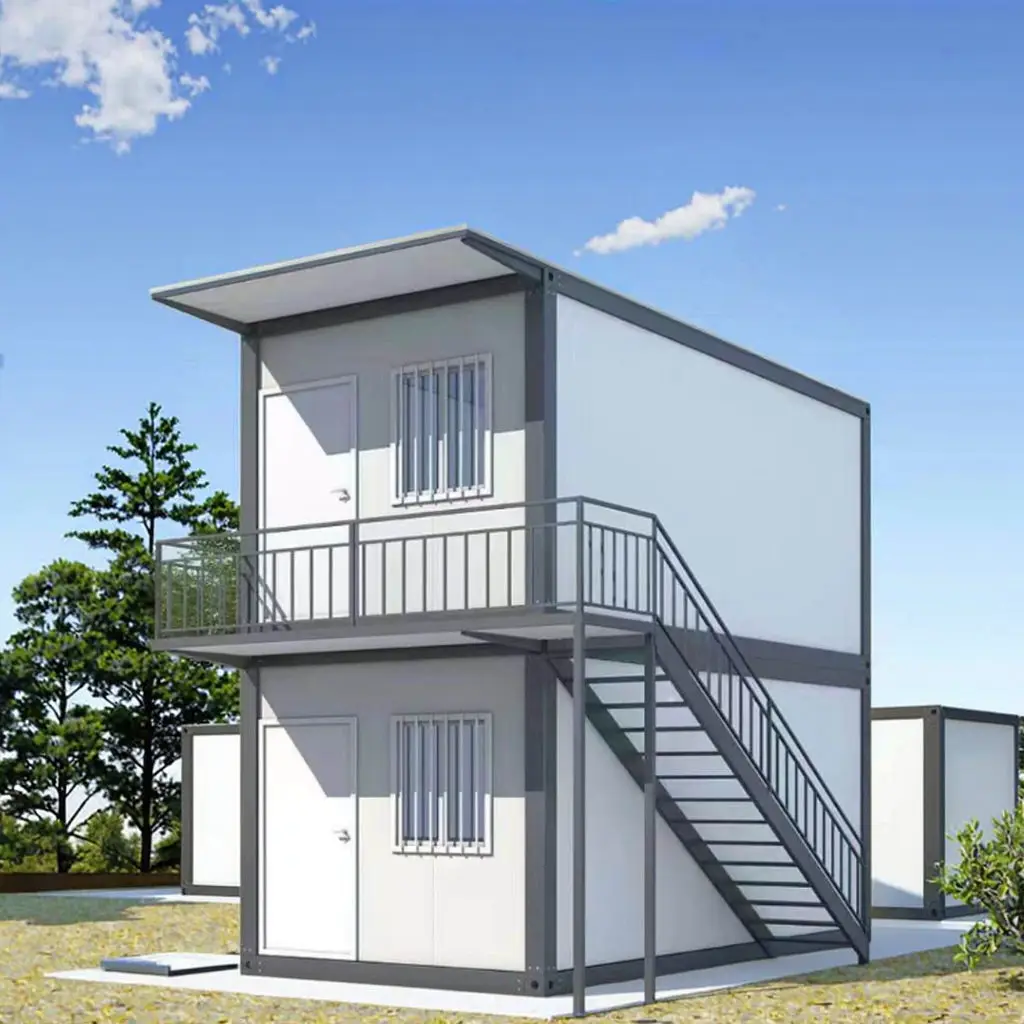 Affordable Custom Size Steel Frame Popular Casas Prefrafricadas Mobile   Glass Container House for Living Party Hotel
