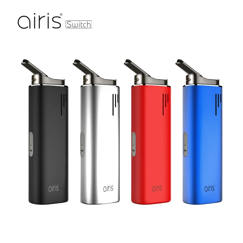 Airistech новый умный 3 в 1 испаритель Airis переключатель 2200 мАч большой емкости батареи подходит для сухой травы/воска/cbd vape pen