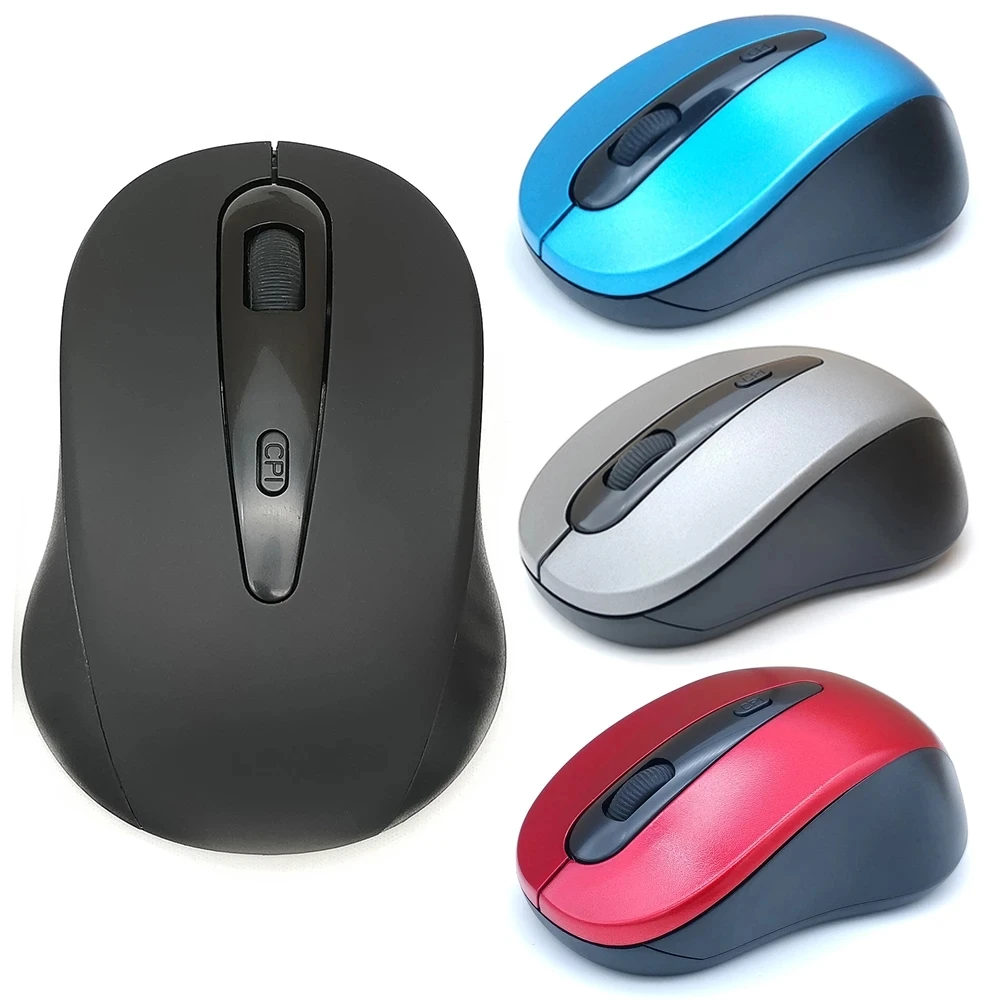 Wireless Mouse Computer Mouse Wireless 2.4Ghz 1600 DPI Ergonomic Mouse Optical USB PC Mice for PC Laptop