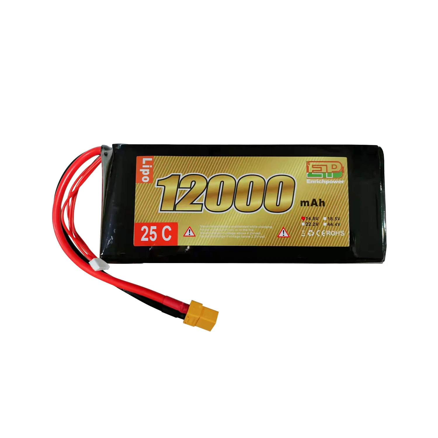 Enrich Power Lithium Polymer UAV Airplane  4S  6S 10000mAh 12000mah 25C Drone RC Lipo Battery