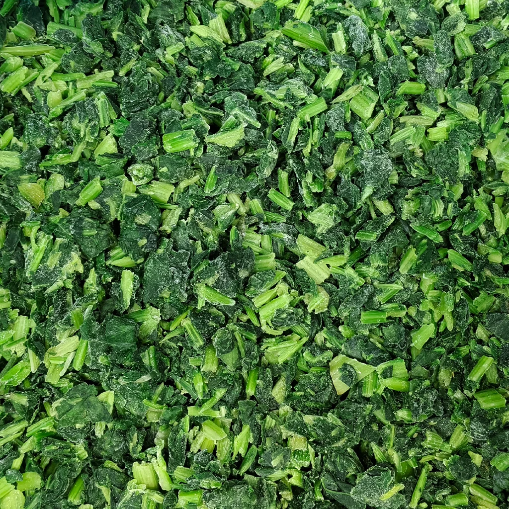 2025. године ИКФ смрзнуће бундар, исечен, смрзнуто поврће, коцкице, лоптице, свеже бербено, халал сертификован, блок, парешено, бланширано