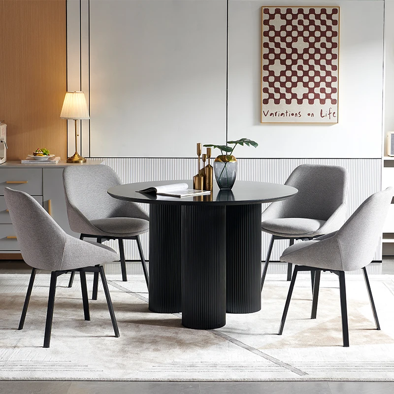 New Modern Home Furniture Dinning Room Set 4 6 8 Seater Leather