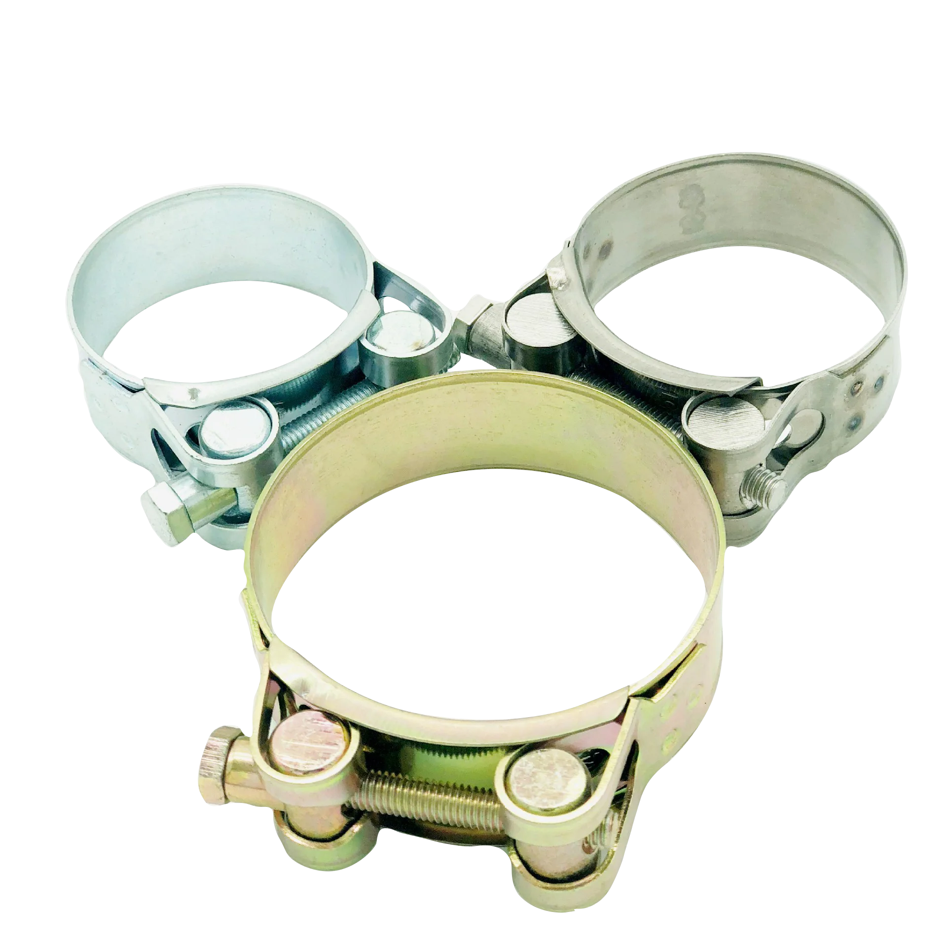 Heavyduty Hose Clamp Stainless Steel Interlocked Fuel Injection Hose