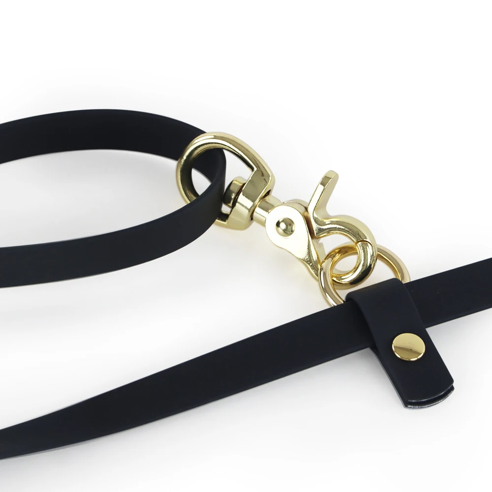 Functional Dog Gear Leather Feeling Doubleend Dog Leash Stinkfree