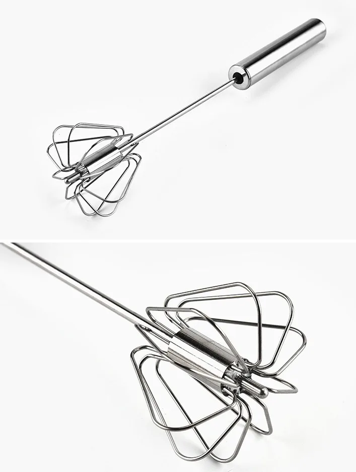 New Design Kitchen Tools Manual Press Type Self Turning 304 Stainless