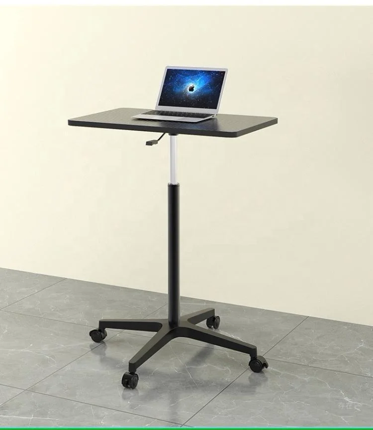 Pulleys Move Small Table Can Be Raised and Lowered Small Bed Standing Work Table Side Table Laptop Office Desk