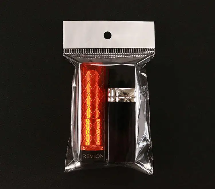 Customized Printed Mini Clear Header Plastic Bags  Packaging Plastic Opp Self-Adhesive Bags With Logo for Jewelry Clothing