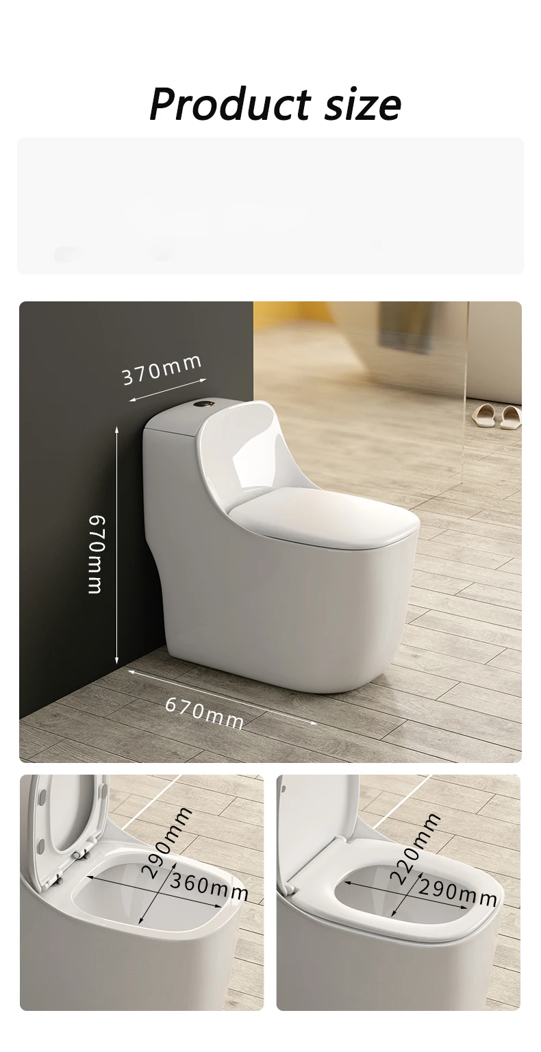 Chinese factory hot sale modern comfort height bathroom multiple color one piece sanitary wares ceramic toilet details