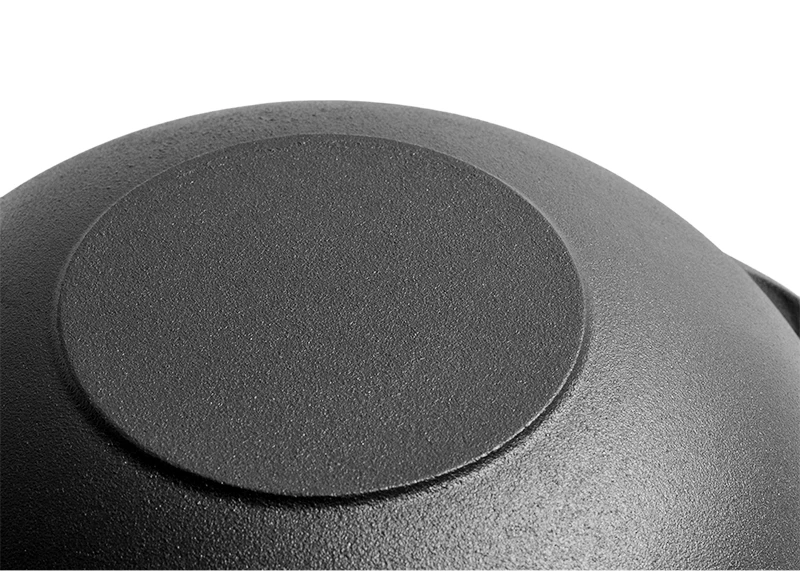 Home Kitchen BBQ Wok Cast Iron Cookware 36cm Wok Pan
