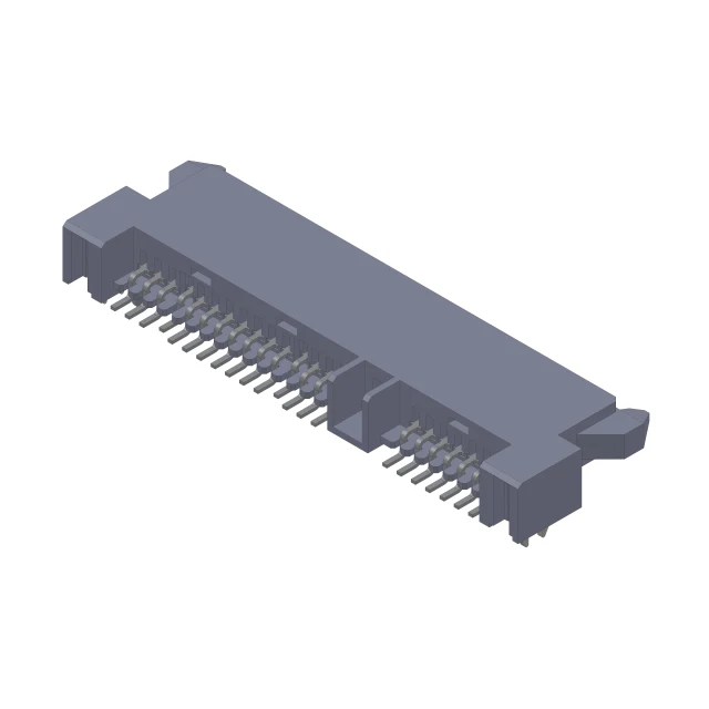 10 Gbps Wire Wrap Right Angle SMT Rack mount server NY6T High current 1.27 mm Pitch Mini SATA connector