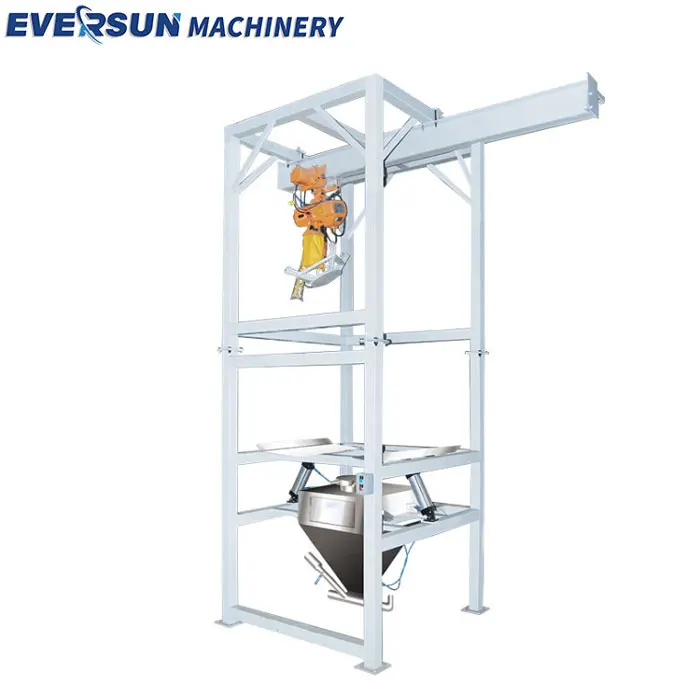 Crystal Sugar Fertilizer Fine Powder Modlur Bulk Bag Discharger Bulk Bag Unloader