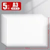 Hojas A3-5 blancas transparentes