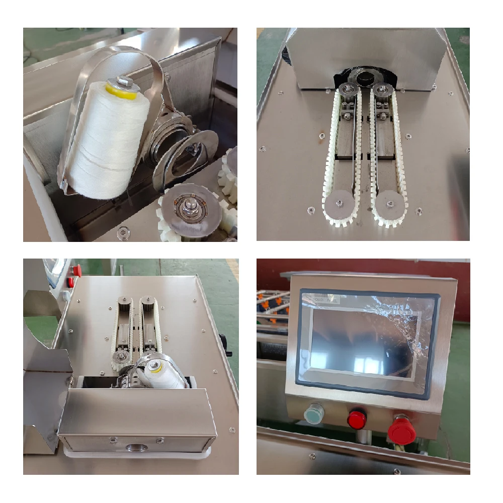Sausage Double Clipper Knotting Machine Automatic Electric Sausage Beef Egg Tie Making Tying Machine for Sausage Shop Restaurant