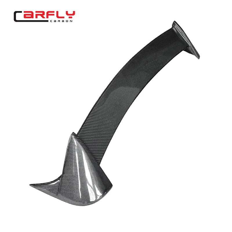 top car style carbon fiber rear spoiler wing for porsche macan