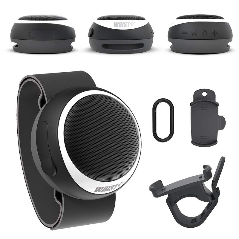 Hands-free Call TWS 5W Cycling Bluetooth Audio Outdoor IPX6 Waterproof Riding Bike Speaker with USB/SD Card Slot/Magnetic Clip