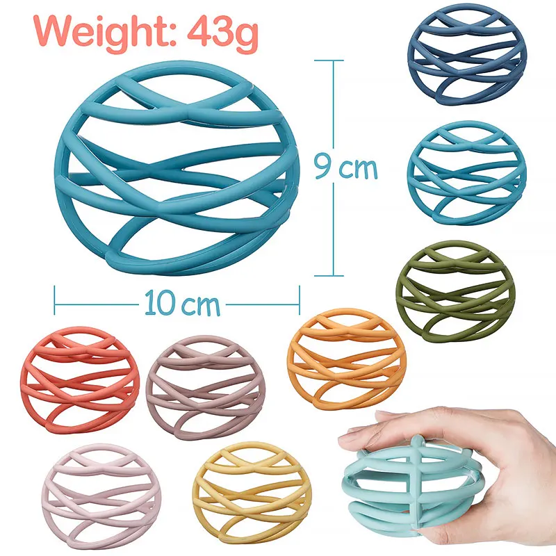 Beautiful Maze Shape Non Toxic Silicone Teether Infant Teething Toys Bpa Free Teether Baby