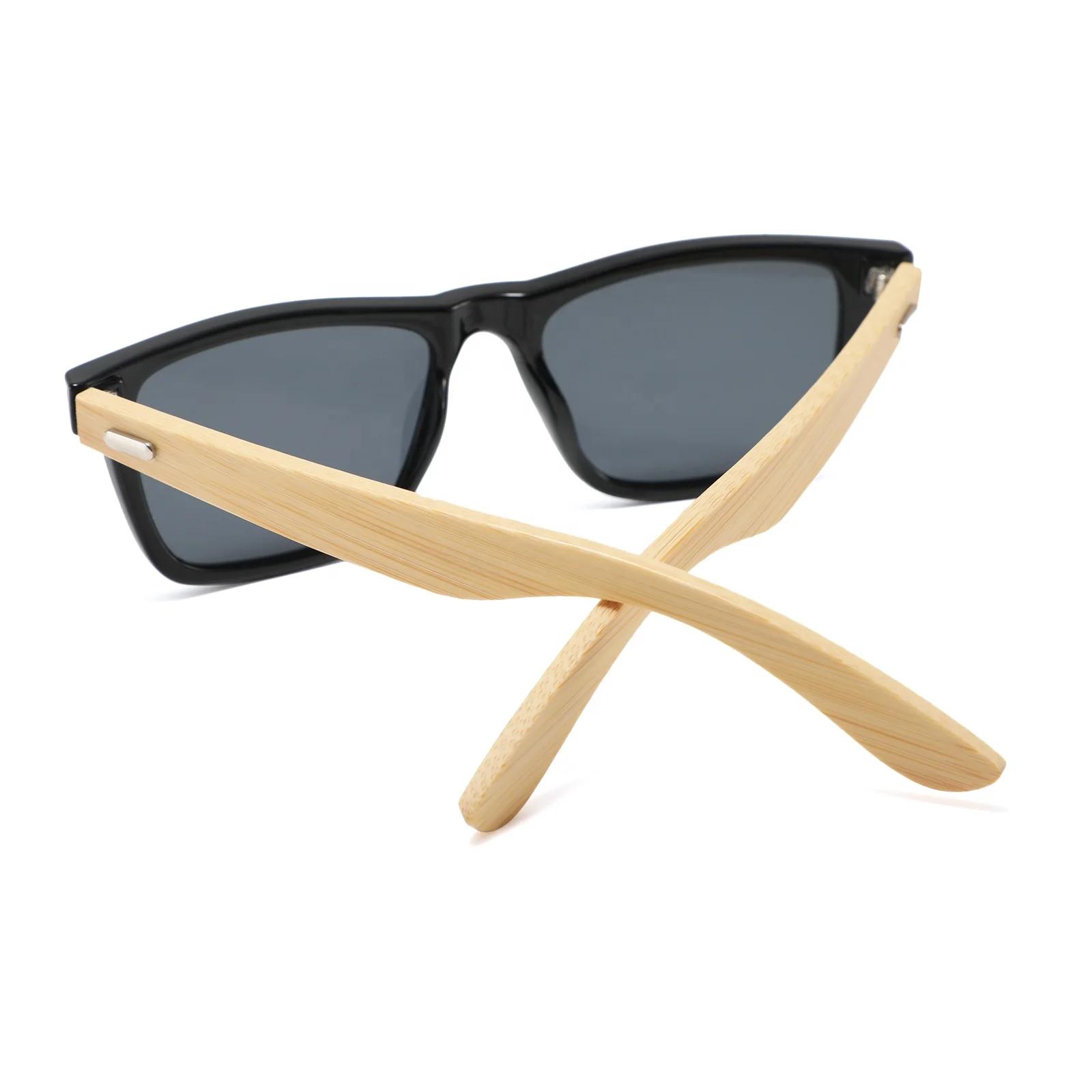 Eco Friendly UV400 Shades Customize Logo  Mens  Gafas De Sol Bambu Recycled Women Handmade Bamboo Wooden Sunglasses