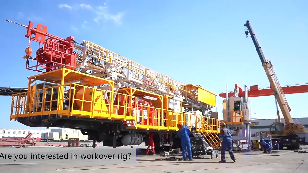 Xj30 Truck-mounted Workover Rig Desert Oil Drilling Rig Flushby Unit ...