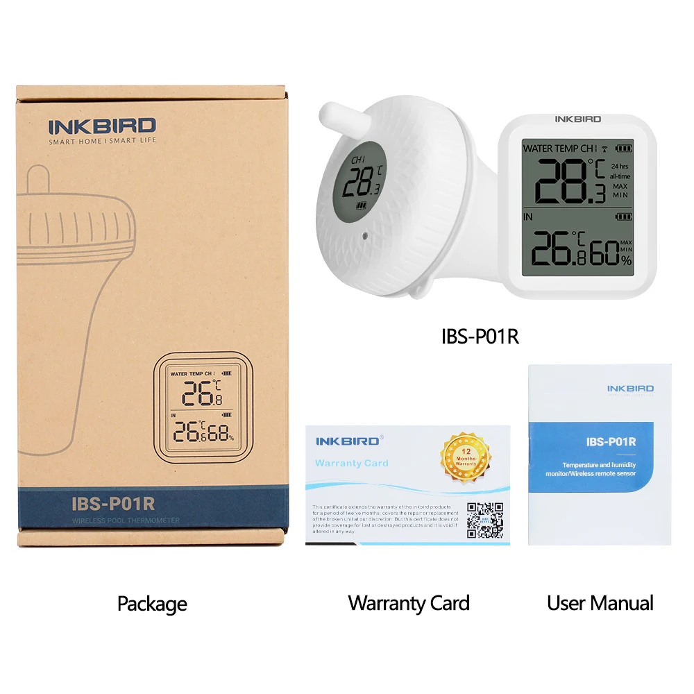Wholesale Smart Création IBS-P02R Sans Fil Flottant Thermomètre
