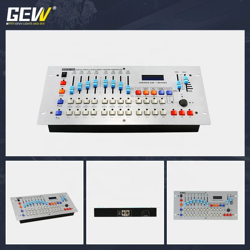 GEVV DJ пульт дистанционного управления 240 консоль DMX 512 контроллер