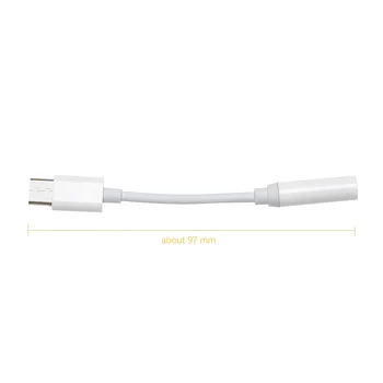 PremiumCord - Adattatore per cuffie da USB-C a 3,5 mm presa USB tipo C per ricarica, USB 3.1 tipo C maschio a jack audio AUX, per Huawei P20/P20 Pro/ P30/P30 Pro, Xiaomi