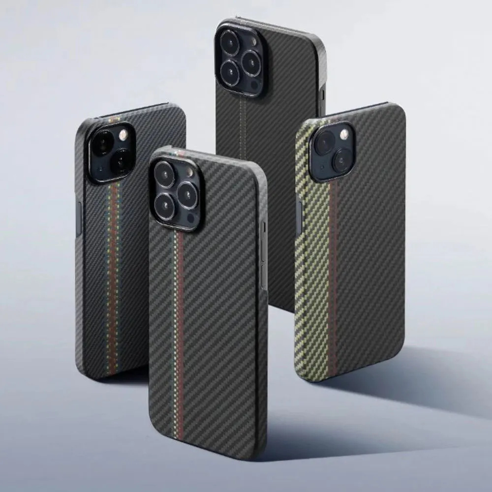 Kevlar Phone Case For Iphone 15 14 13 12 11 7 Xr Xs Max Pro Plus Weaving Plain Cover Carbon Fiber Skin Friendly Sjk475 Laudtec manufacture