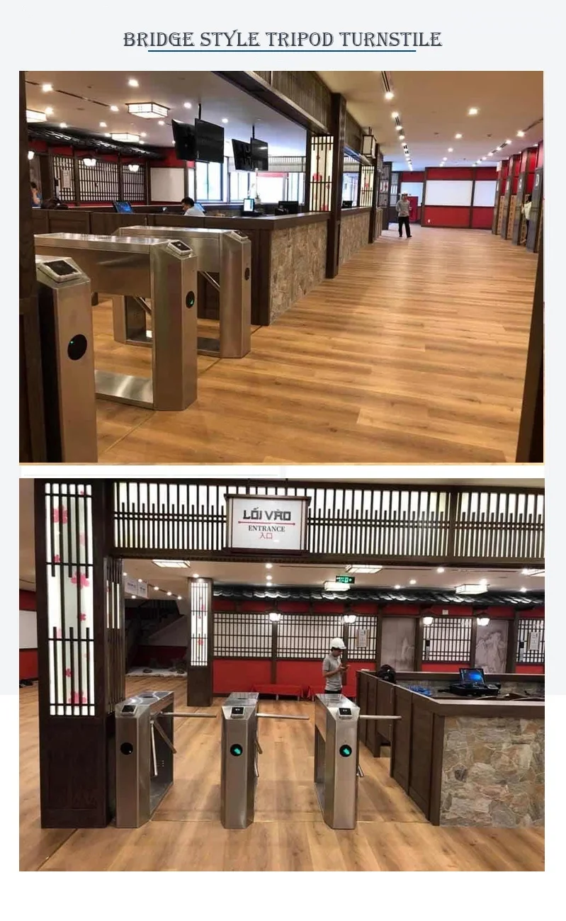 Ankuai Rfid Access Control Security Entrance Tripod Turnstile Barrier