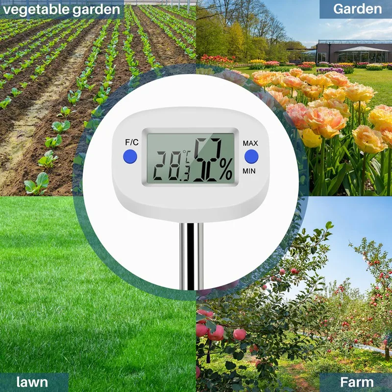 TA290 Digital Soil Hygrometer Moisture Meter Temperature Humidity Tester Brand-new