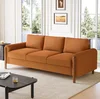 Orange + Teddy + 3 Seat + Polyester