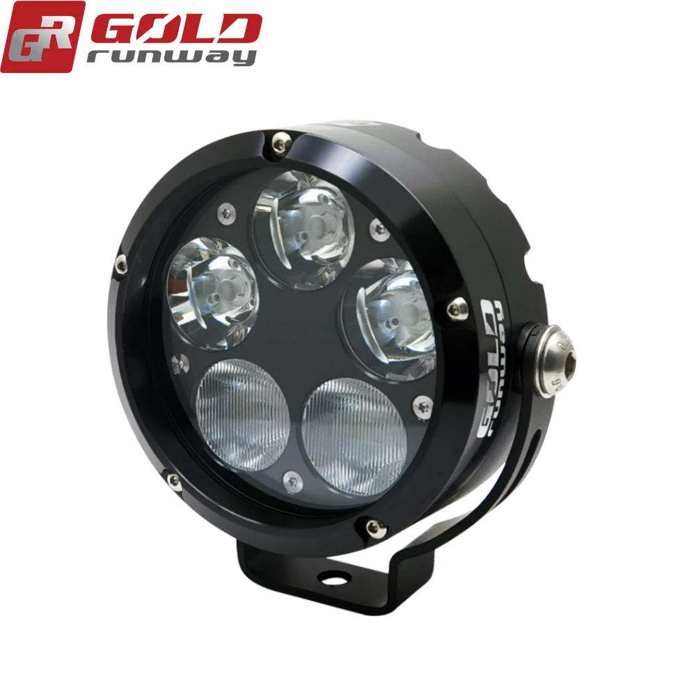 Подиумная Светодиодная лампа повышенной мощности золотого цвета 3 6 дюйма 50 Вт для внедорожников мотоциклов Аксессуары автомобилей