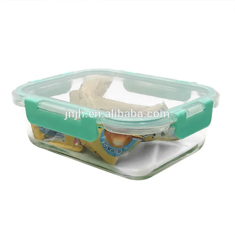 Wholesale Reusable Wholesale Lock Microwavable High Borosilicate Glass Food  Storage Box Container Set With Lids From m.