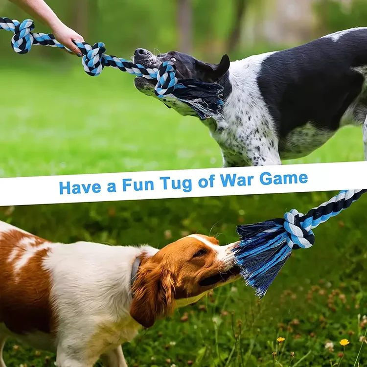 Dog Rope Toys For Aggressive Chewers Interactive Medium Large Dogs