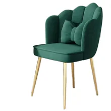 Luxury Gold Metal Dining Room Furniture Modern Hotel Chairs for Wedding Banquets Home Use Fabric Sofa-New Product Living Room
