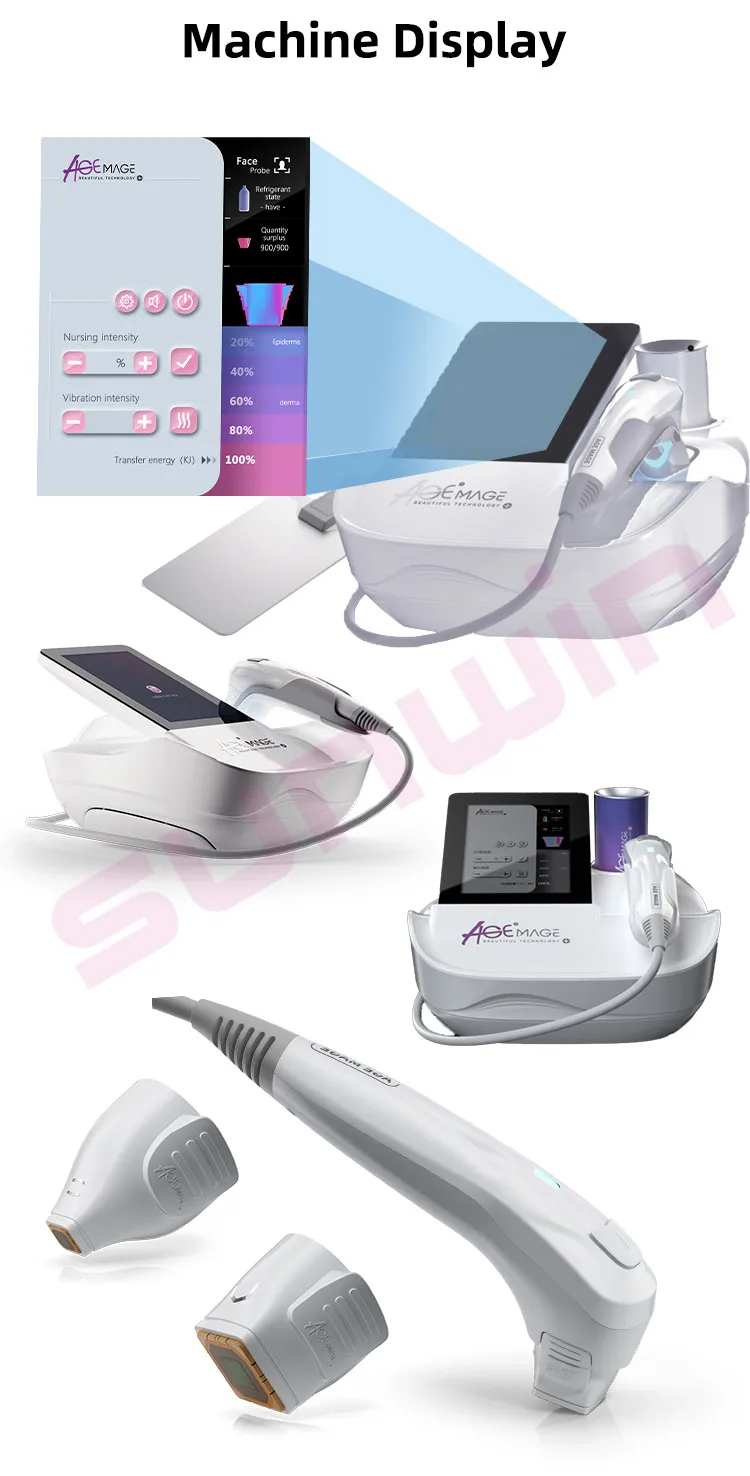Non Surgical Double Rf Technology Agemage Rf Monopolar Radio Frequency Face Lifting Skin Rejuvenation Cooling Heating Equipment