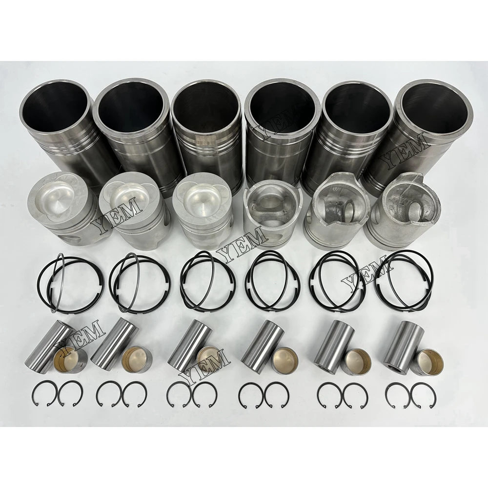 For Mitsubishi 6D22 Cylinder Liner Kit Machinery Engine Spare Parts