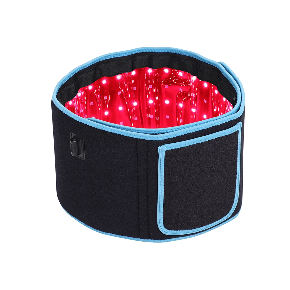 Near Red Light Therapy LED Light Therapy Device Wrap Belt 660nm 850nm for Body Waist Back Pain Wearable Large Red Light Belt
