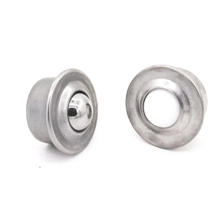 8x Cuscinetti A Sfera Di Trasferimento In Metallo CY-12H - Diametro 12mm - Per Trasportatori