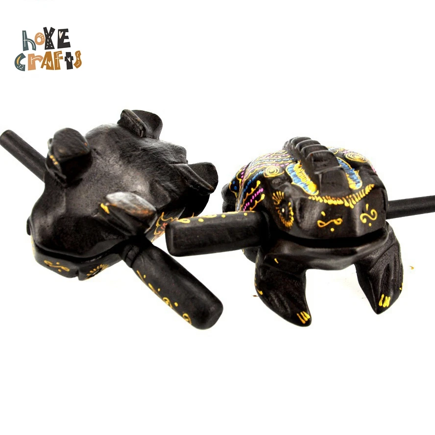 卸売手作り木製サウンドカエルタイチーク彫刻カエル面白い木製音楽