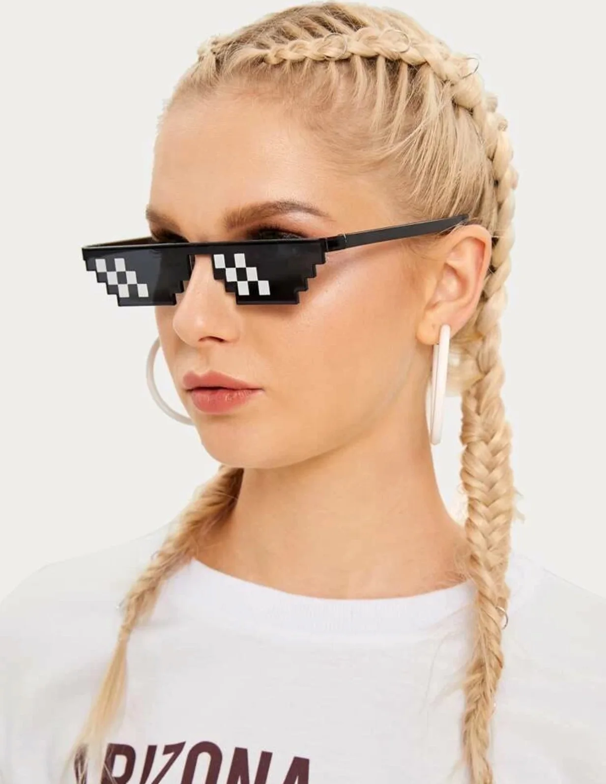 sunglasses popular around the world mosaic pixel sunglasses
