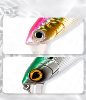 Factory-Direct Sale Artificial Hard Baits Long-Casting Floating Minnows VMC Hooks Twitch-and-Pause Action Multiple Colors – Minnow – view 5