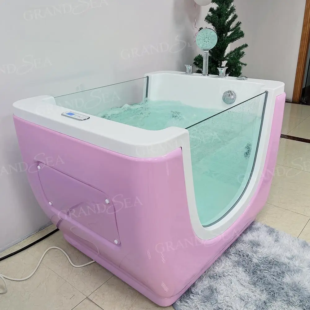 Factory Customized High Quality Children's Spa Massage Swimming Bathtub Ozone Bubble Baby Bath Tub Jet Spa Bathtub