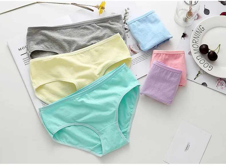 Girls Preteen Underwear Disposable Cotton Bikini Brief Multipacks - Buy ...
