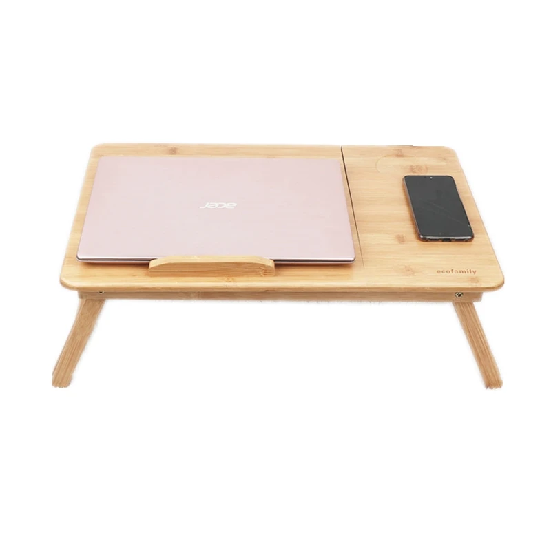 Регулируемый Многофункциональный складной стол для ноутбука, поднос из бамбука для ноутбука, стол для ноутбука