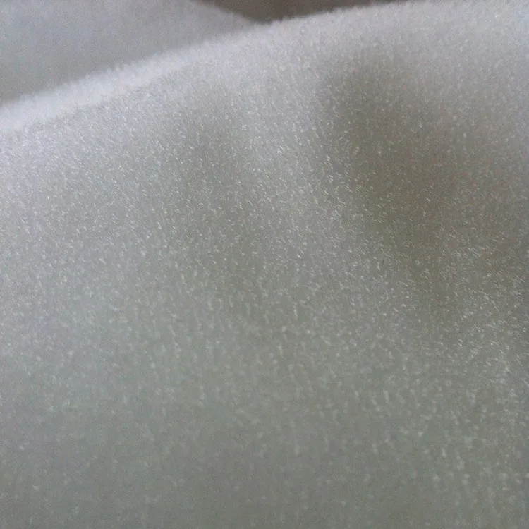 Белый объемный нейлоновый крючок и петля плюшевый тканевый рулон для плоской швабры задняя