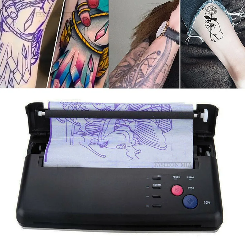 Lighter Tattoo Transfer Machine Stencil Printer Drawing Thermal
