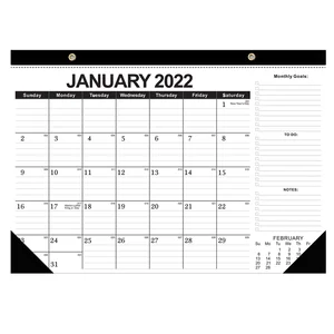 Factory Price 2026 2026 Promotional Wall Calendar Planner Custom, Desk Table Calendar for Planning and Organizing