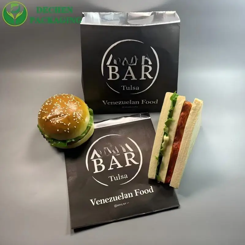 DECHEN PACKAGING takeaway packing burger Personalización sandwich packaging