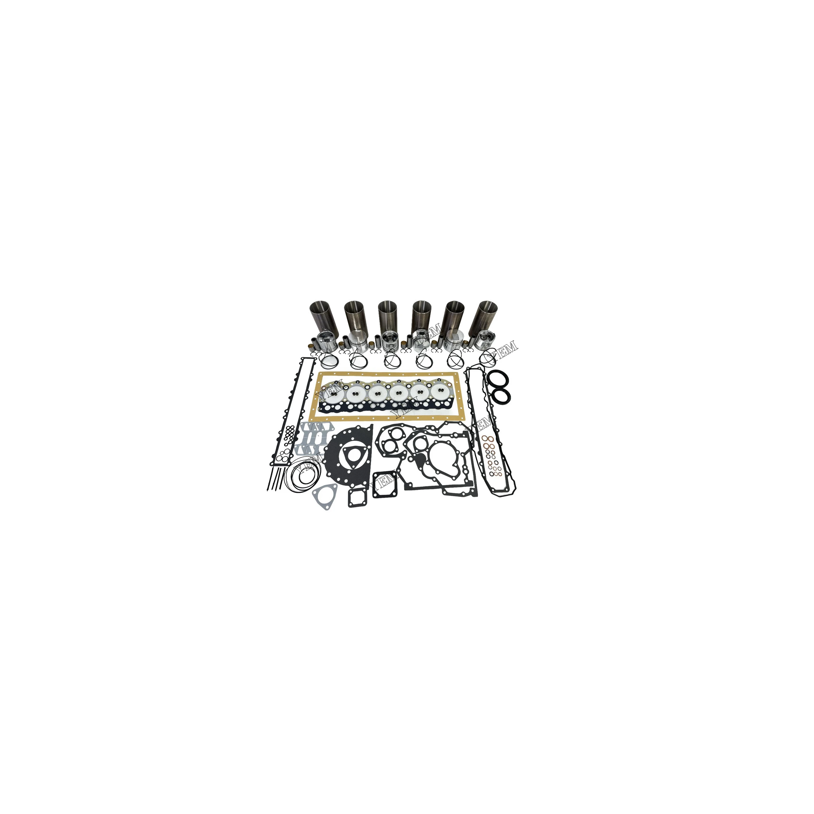Aftermarket S6S Cylinder Liner Kit With Gasket Set for Mitsubishi Cylinder Liner Kit With Gasket Set Engine Parts Manufacturer